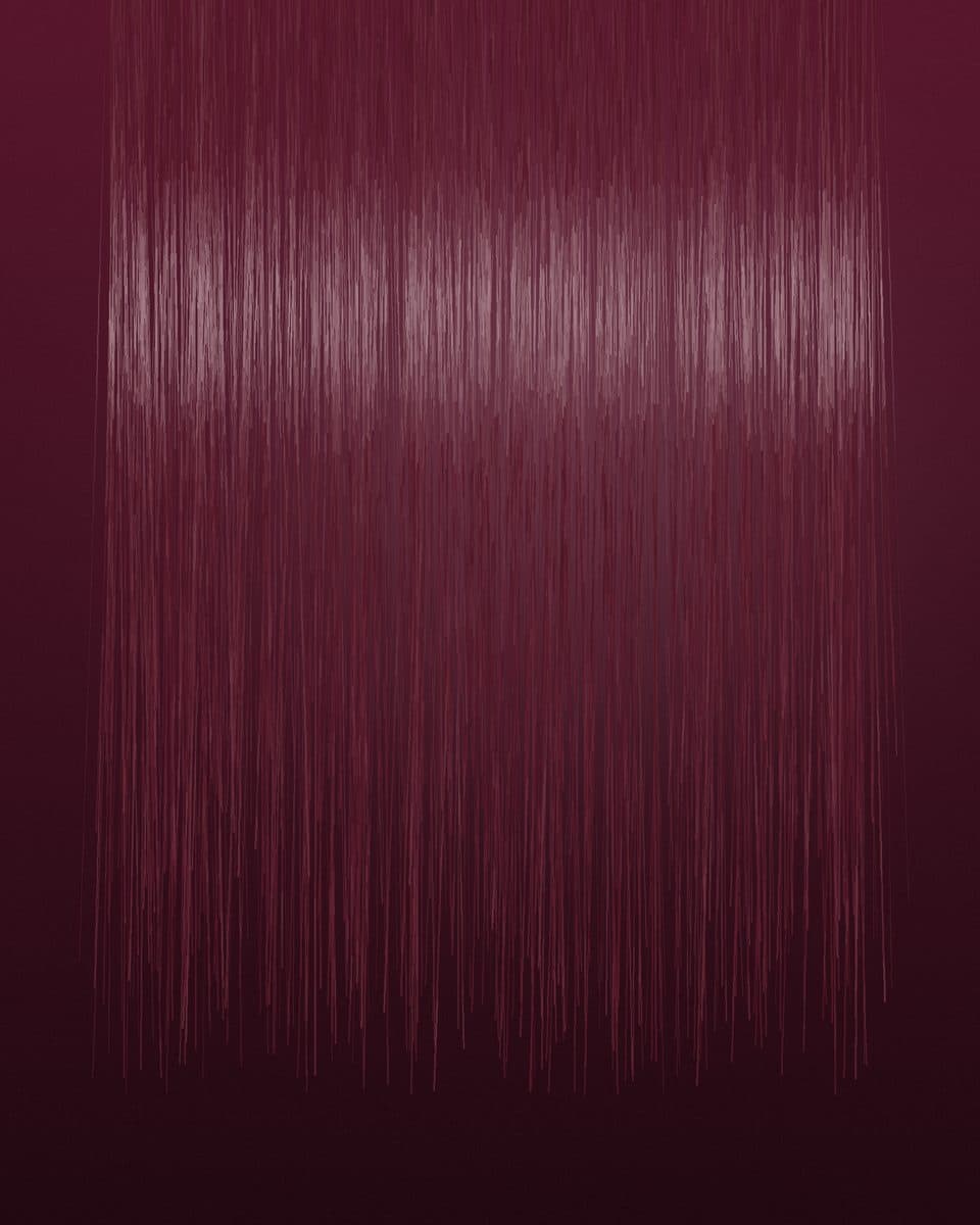 Burgundy blunt bob
